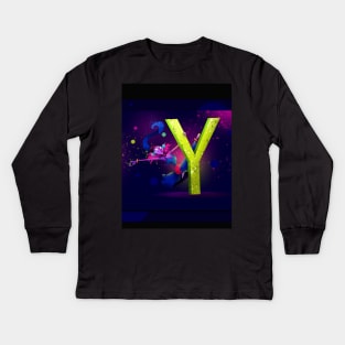 Y for Yzma Kids Long Sleeve T-Shirt